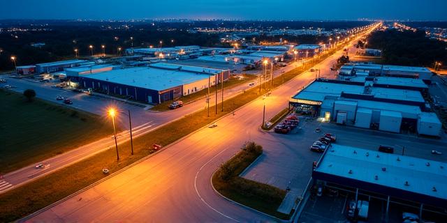 Strategic location of Acorn Forwarding at 8010 Castleton Rd, Indianapolis